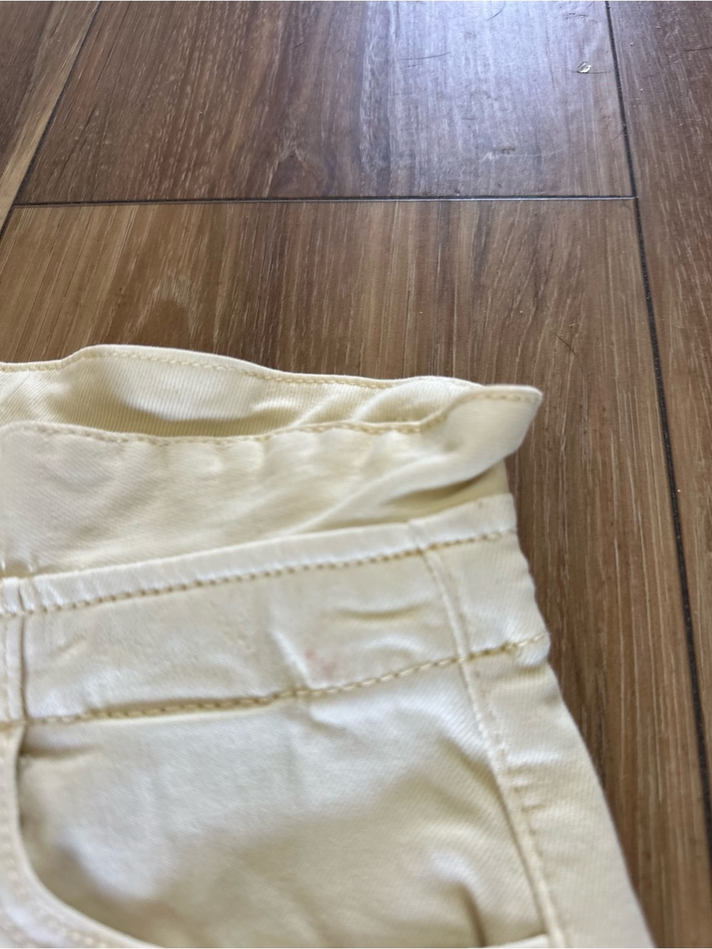 PAIGE women’s carly waistband tie High-Rise Wide Leg Cream jeans size 25 NWT - Picture 4 of 6